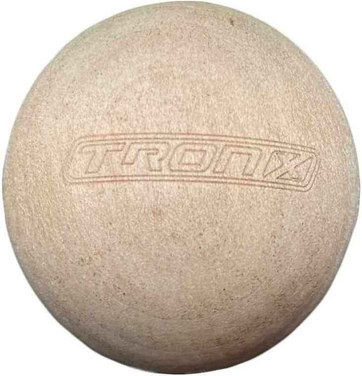 TronX Wood Stickhandling Training Hockey Balls 12-Pack | 2-Inch Diameter | Training Equipment for Floor Dribbling Skills, Dekes & Ball Handling Drills | Swedish Balls - Image 3